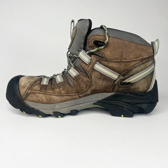Keen Targhee II Mid Waterproof Hiking Boots Brown Black Men 9 - Picture 5 of 15